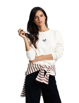 Silbon Felpa Lucky Love Raw 2XL - Silbon - FashionsVida