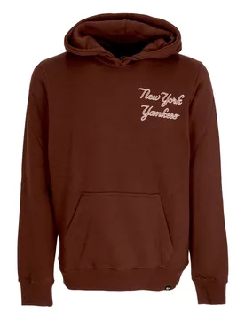 Felpa Cappuccio Uomo Mlb Backer Burnside Hoodie Neyyan Cacao - 47 BRAND - FashionsVida