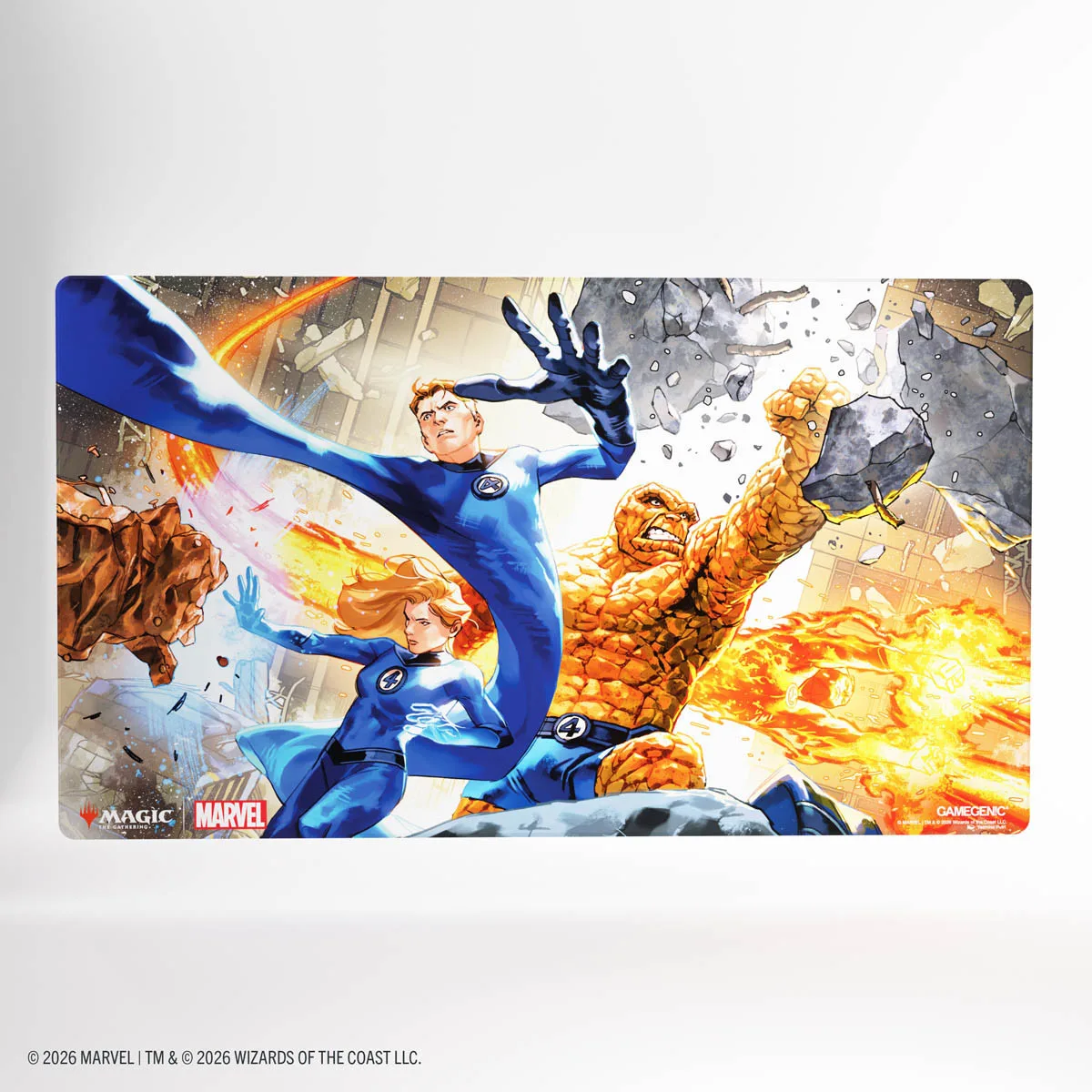 MTG Marvel Super Heroes Shiny Playmat - The Fantastic Four - Gamegenic - FashionsVida