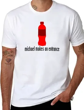 Michael makes an entrance! T-Shirt g man t shirts for men man t shirt cotton T-Shirt - Aliexpress - FashionsVida