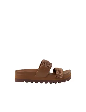 Cushion Vista Flatform Sliders Brown Mix female - Reef - FashionsVida