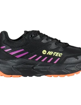 Scarpe Da Trail Running Hardcross Black / Sparking Grape / Citron EU 36 - Hi-tec - FashionsVida