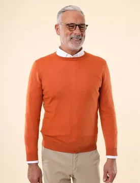 Jersey de hombre 100% cashmere en oscuro - Wickett Jones - FashionsVida