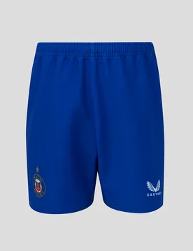 Bath Junior 25/26 Home Replica Shorts BLUE/BLACK Unisex - Castore - FashionsVida