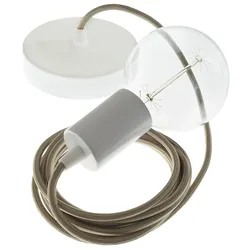 Cables Suspension Luminaire Rm27 50 Cm Cipria / White One Size