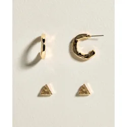 Pendientes de triangulos de mujer
