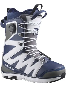 Boots de snowboard - X Approach Lace SJ BOA Team Naval Academy/White/Castlerock - Taille 46 - Bleu - Salomon Snowboard - FashionsVida