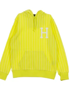 Felpa Cappuccio Uomo League Po Hoodie Aurora Yellow - Huf - FashionsVida