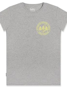 Women's Forest Division T-Shirt - Ash - Silverstick - FashionsVida