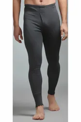 Mens 1 Pair SOCKSHOP 0.45 TOG Thermal Long Johns Charcoal S - Grey - Size: Small