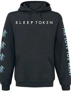 Kapuzenpullover - The Love - S bis 4XL - für Männer - Größe S - schwarz - Lizenziertes Merchandise! - Männer - male - Sleep Token - FashionsVida