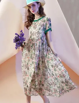 ZUOMAN 2025 Summer Silk Dress Green Maxi Long Dress 5XL Plus Size Short Sleeve Women Elegant Bodycon Party Vestidos - Aliexpress - FashionsVida