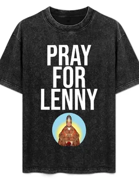 Pray For Lenny(Great for back design!) T-Shirt Plus Size Summer Short Sleeve T-Shirt - Aliexpress - FashionsVida
