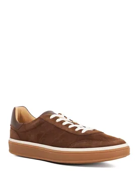 Mens Tony Wf - Wide Fit Suede Lace-Up Trainers - Brown - Size Uk 7 - Dune london - FashionsVida