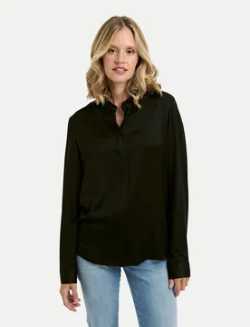 Milano Italy Bluse Schwarz 44 - Milano Italy - FashionsVida