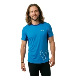 Acqua Uv Short Sleeve T-shirt Blue L Men