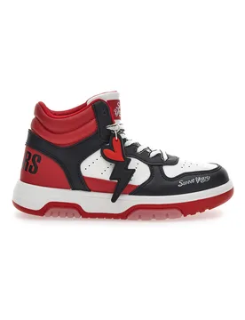 Sneakers Alte Bianche e Rosse 8580 38 - Sweet Years - FashionsVida
