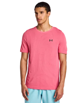 Vanish Men T-Shirts - Pink - Size M - Poly Jersey - Pink - Size: Medium - Under armour - FashionsVida