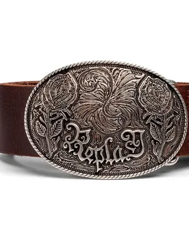 Ceinture Ax006z.000.a7243p Dark Brown 95 cm Homme - Replay - FashionsVida