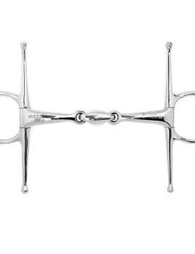 Schenkeltrense, Edelstahl, 16mm, doppelt gebrochen - Stübben Steeltec - FashionsVida