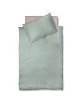 Ropa de cama de muselina CAPRI 70x90cm/140x200cm Menta verde - Fleuresse - FashionsVida