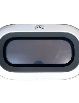 Rectangular Hatch White / Grey 500 x 280 mm unisex - Gebo - FashionsVida