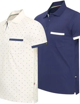 Poloshirt Todi 2-Pack Eu Xxl;Eu S;Eu M;Eu L;Eu Xl Male - Cappuccino Italia - FashionsVida