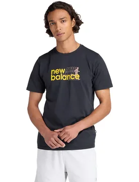 Maglietta A Maniche Corte Mt5300 Black S - New Balance - FashionsVida