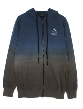 Felpa Leggera Cappuccio Zip Uomo Zipped Hoodie Blue/sand - MAUNA-KEA - FashionsVida