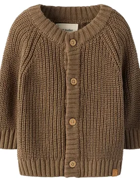 Cardigan Emlen Shitake 12 Mesi - Lil Atelier - FashionsVida