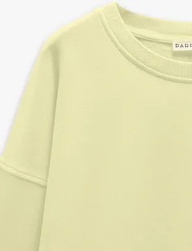Sudadera de mujer 100% algodón de manga larga en liso - Parfois - FashionsVida