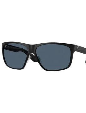 Trades Polarized Sunglasses Matte Black 07 Gray 580P/CAT3 Men - Costa - FashionsVida