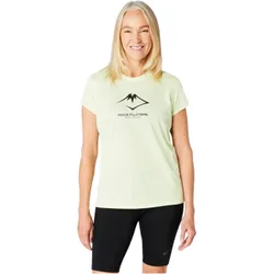Fujitrail Logo SS Laufshirt Damen Grün Gr. XS