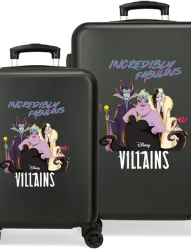 Juego de maletas rígidas Villains Malefica rígidas con capacidad de 91 L - Disney - FashionsVida