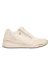 Sneakers beige con zip laterale Billion Flex Luxe Up 38
