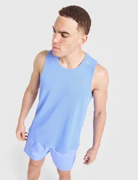Mens Miler Canotta - Blu, blu blu Uomo taglia M - Nike - FashionsVida