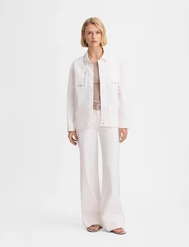 Pantalón de mujer vaquero remaches - Simorra - FashionsVida