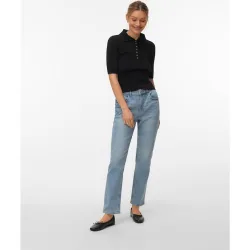 Jeans slim de mujer de talle medio