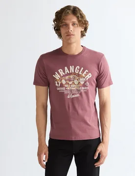 Camiseta de hombre americana de manga corta - Wrangler - FashionsVida