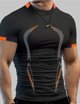 Hot Selling New Men's Fitness T-shirt Fashionable Casual Sports Short Sleeved Summer Breathable Quick Drying Loose O-neck Top - Aliexpress - FashionsVida