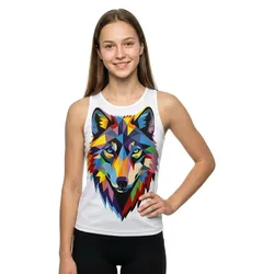 Maglietta Senza Maniche Be A Wolf Multicolour XS