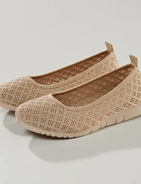 Ballerina "Wenny" sand Amélie di Santi - 3Pagen - FashionsVida