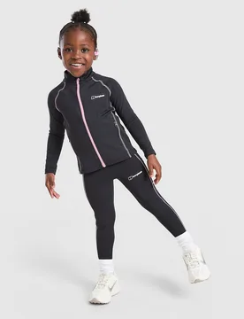 Girls' Aptitude Full-Zip Oberteil & Leggings Set Kleinkinder, Schwarz - unisex - Size: 6-7Y - Berghaus - FashionsVida