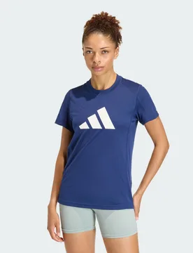 T-shirt da allenamento Train Essentials Big Performance Logo L Dark Blue / White - Adidas - FashionsVida
