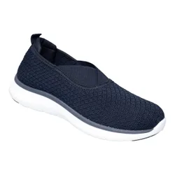Stretch-Slipper „Federleicht“ blau 41 Damen
