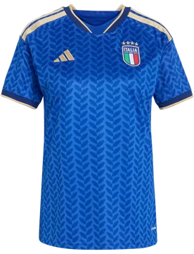Italy Women Jerseys/Replicas - Blue - Size XL (20-22) - Poly Mesh - Blue - Size: Extra Large - Adidas - FashionsVida
