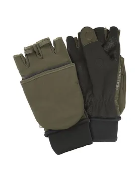 Windproof Cold Weather Convertible Unisex Mittens - - Size: L - Sealskinz - FashionsVida