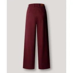 Pantalon de mujer recto con pliegues