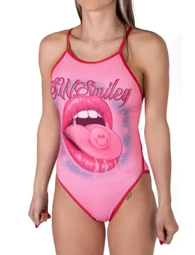 S.w.smiley Hella Good Swimsuit Pink S Women - OTSO - FashionsVida