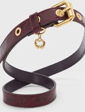 Cinturón mujer piel fino con ojales - Maje - FashionsVida